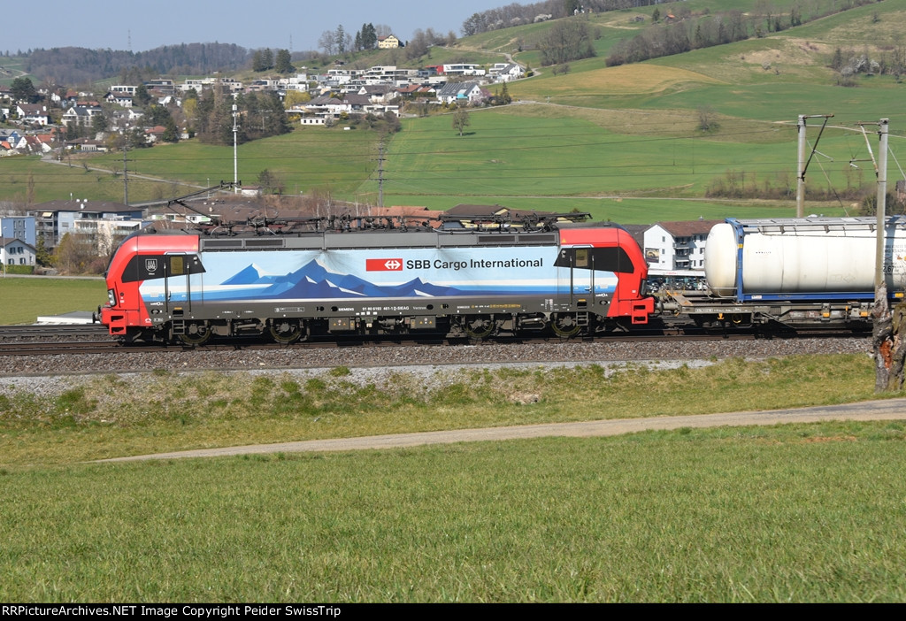 Vectron in Swiss freight transit Italy-Germany